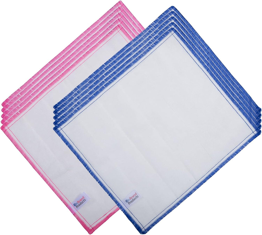 Naturally Wood Fiber Cleaning Cloth, Microfiber Cleaning Cloths, 10 PK (12" X 10.7" Each), 8 Layers High-Density Super Absorbing Dish Cloths, Reusable General Kitchen Towel 1